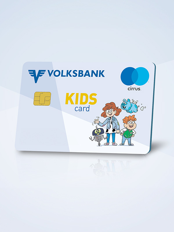 Debitkarte im Design der KidsCard