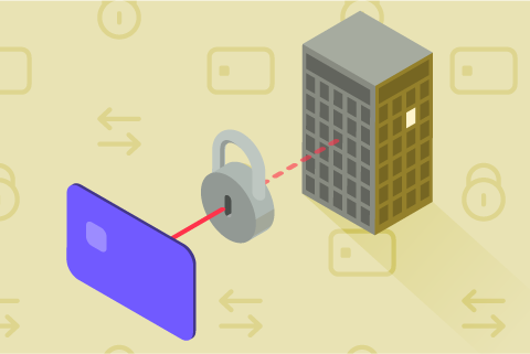 Graphische Darstellung einer Lastschriftsperre.