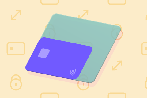 Graphische Darstellung einer Debitkarte